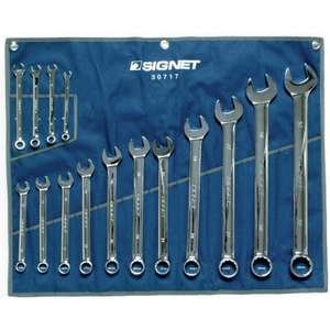 104166.jpg סט 15 מפתחות רינג פתוח 8–32 מ"מ Signet