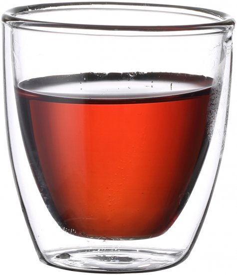 סולתם סט 2 כוסות אספרסו זכוכית דופן כפולה 80 מ״ל