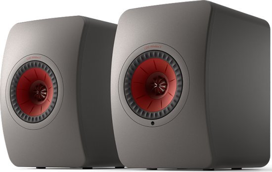 רמקולים מדפיים אלחוטיים KEF LS50 Wireless II – אפור