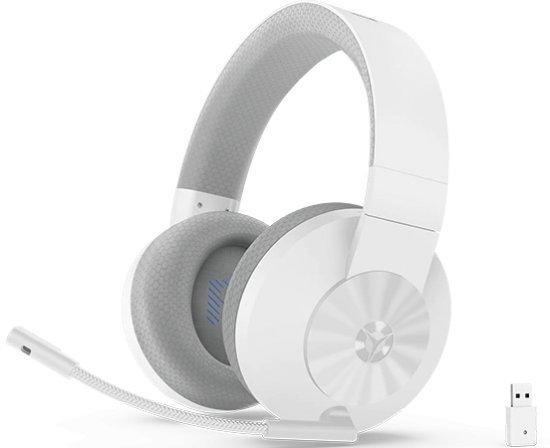 אוזניות גיימינג אלחוטיות Lenovo Legion H600 – לבן