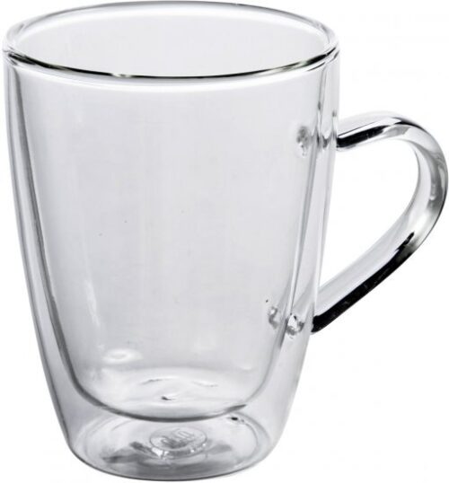 ארקוסטיל סט 6 ספלי זכוכית דופן כפולה עם ידית 350 מ״ל