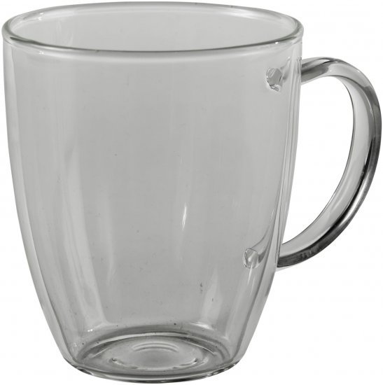 Arcosteel סט 6 ספלי קפה זכוכית עם ידית 300 מ״ל