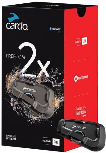 דיבורית Bluetooth לאופנוע קארדו Cardo Freecom 2X