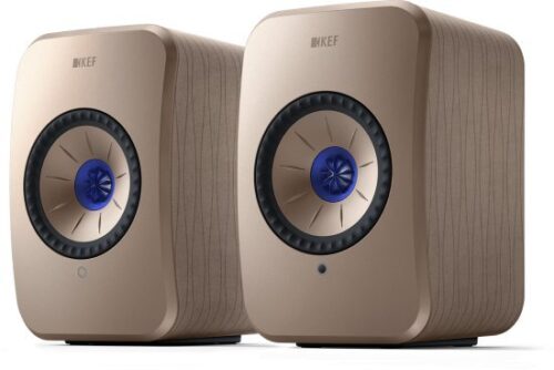זוג רמקולים מדפיים אלחוטיים KEF LSX II HiFi – מהדורת Soundwave by Terence Conran
