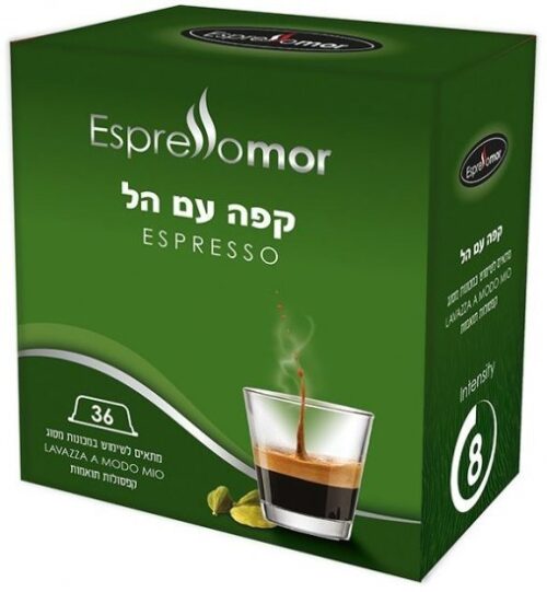 אספרסו מור קפה עם הל קפסולות תואמות מודו מיו 36 יחידות