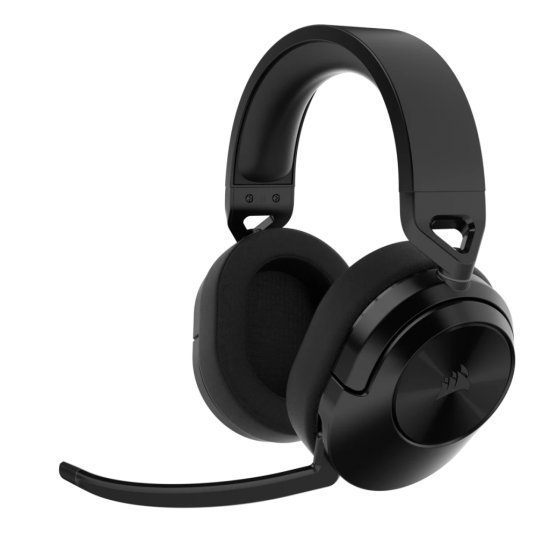 אוזניות אלחוטיות לגיימרים קורסייר HS55 Wireless – צבע שחור
