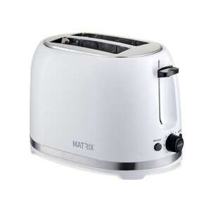 טוסטר קופץ 2 פרוסות Matrix MXT2002WH לבן