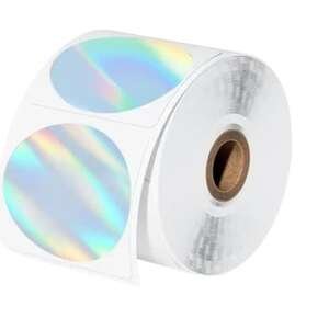 מדבקות מבריקות עגולות Aimo SLR 50.8 מ״מ 400 יח׳