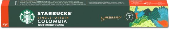 סטארבקס קולומביה סינגל אוריג׳ין קפסולות 120 יחידות