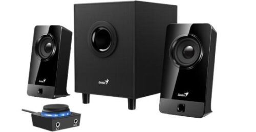 מערכת רמקולים למחשב 2.1 ערוצים Genius SW-2.1 300X – צבע שחור