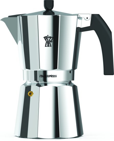 פצטי איטל אקספרס מקינטה אלומיניום 9 כוסות כסוף