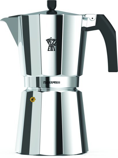 פצטי איטל אקספרס מקינטה אלומיניום 14 כוסות כסוף