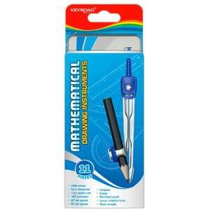 סט שרטוט 11 חלקים Keyroad בקופסת מתכת