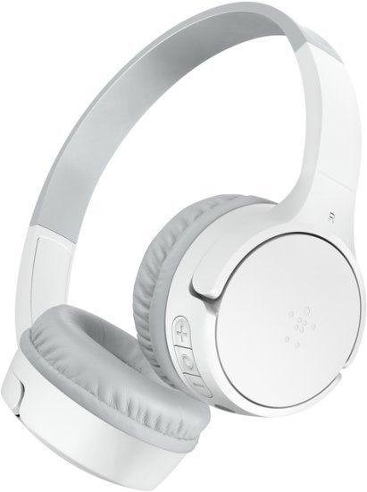 אוזניות קשת אלחוטיות לילדים Belkin SoundForm – צבע לבן