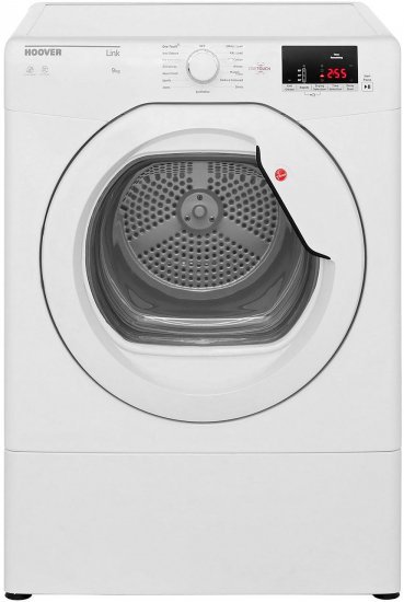 מייבש כביסה פתח חזית 9 ק"ג הובר HLEV9DG – צבע לבן