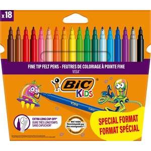 339499.jpg חבילת 18 טושים דקים BIC Kids Visa
