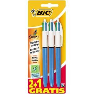 חבילת 3 עטי 4 צבעים BIC
