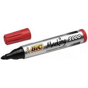 טוש פרמננט BIC 2000 אדום – ראש עגול