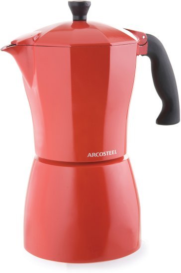 Arcosteel מקינטה אינדוקציה 9 כוסות אדום