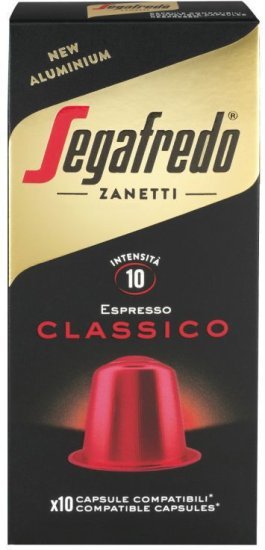 סגפרדו אספרסו קלאסיקו קפסולות אלומיניום 100 יחידות