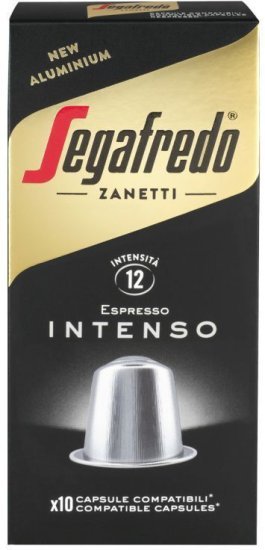 סגפרדו אספרסו אינטנסו קפסולות אלומיניום 100 יחידות