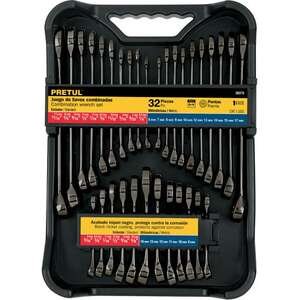 סט 32 חלקים מפתח רינג/פתוח אינץ' ומ"מ Pretul