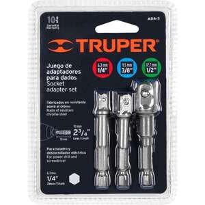 354315.jpg סט 3 מובילים לבוקסות Truper Shockwave