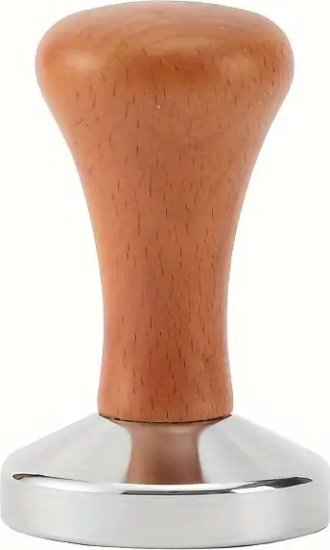 355447_b_1.jpg Hibrew דוחסן קפה עם ידית עץ 51 מ״מ