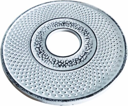 355493_b_1.jpg Guro תחתית מברזל יצוק לקומקום וסירים 130 מ״מ לבן