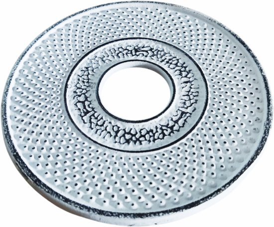 Guro תחתית מברזל יצוק לקומקום וסירים 130 מ״מ לבן