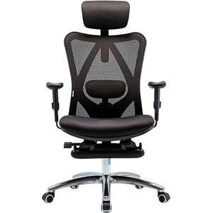 כיסא מתכוונן Sihoo M18 עם הדום שחור