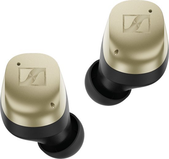 אוזניות אלחוטיות סנהייזר Sennheiser MOMENTUM True Wireless 4 – צבע שחור / זהב