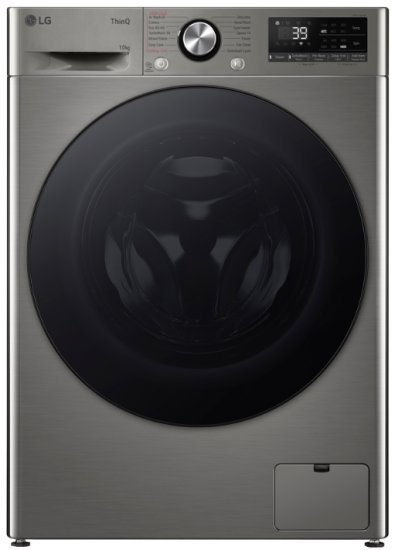 מכונת כביסה פתח חזית אינוורטר 10 ק"ג 1400 סל"ד אל ג'י WF10214GBB – צבע כסוף