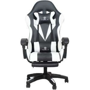 369328.jpg כיסא גיימינג Tesla 7001 לבן עם עיסוי והדום רגליים