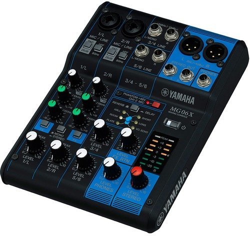 מיקסר סטרימינג Yamaha MG06X – שחור