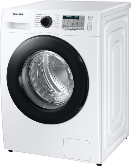 מכונת כביסה פתח חזית 9 ק"ג 1400 סל"ד סמסונג EcoBubble WW9STA046AH – צבע לבן דלת שחורה