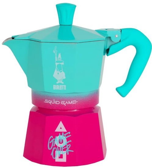 ביאלטי מוקה אקספרס מקינטה 3 כוסות עיצוב סקוויד גיים