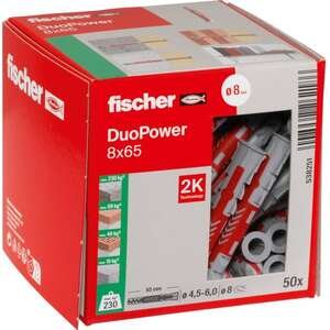 סט 50 דיבלים Fischer 8x65 DUOPower