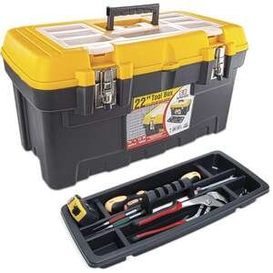 391646.jpg ארגז כלים פלסטיק Super Bag 22 אינץ' עם סוגרי מתכת