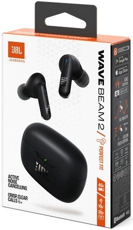 JBL Wave Beam 2 אוזניות In-Ear True Wireless – שחור