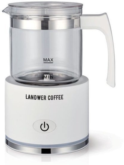 לנדוור לצ'ה מקציף חלב זכוכית 250 מ״ל לבן