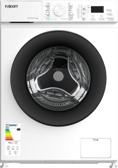 מכונת כביסה פתח חזית 6 ק"ג 1000 סל"ד פוג'יקום FJ-WM69 – צבע לבן
