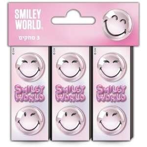 394514.jpg סט 3 מחקים Palphot סמיילי