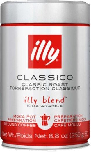 אילי קלאסיקו מוקאפוט קפה טחון 250 גרם בפחית