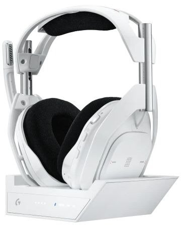 אוזניות גיימינג אלחוטיות לוג'יטק Astro A50 X LightSpeed – כולל מעמד – צבע לבן