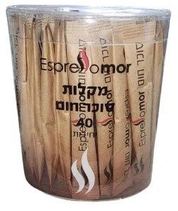 אספרסו מור מקלות סוכר חום 160 גרם