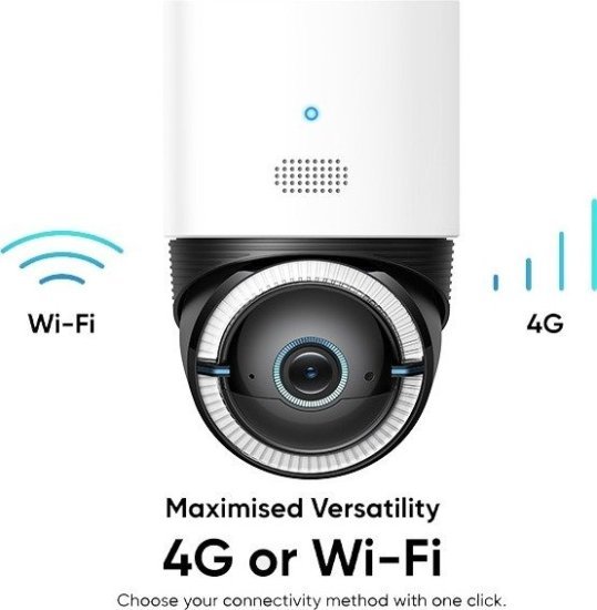 מצלמת אבטחה חיצונית סלולרית 4K