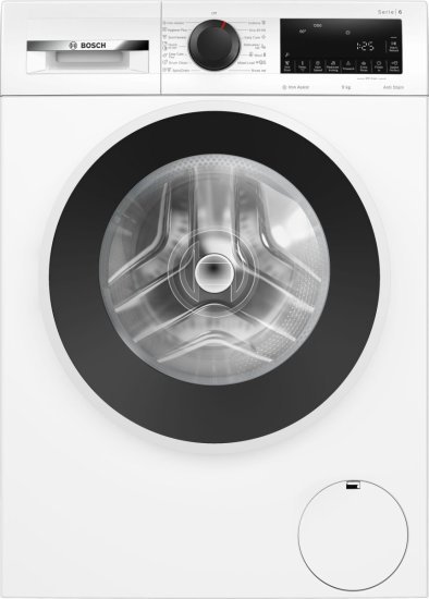 מכונת כביסה פתח חזית 9 ק"ג 1200 סל"ד בוש Serie 6 WGG242Z9IL – צבע לבן