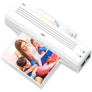 404923.jpg מכונת למינציה Deli A4 לבן