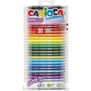 סט 30 טושים דו־צדדיים Carioca Birello